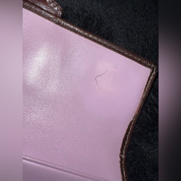 Coach Signature Trifold Checkbook Wallet - Picture 9 of 12